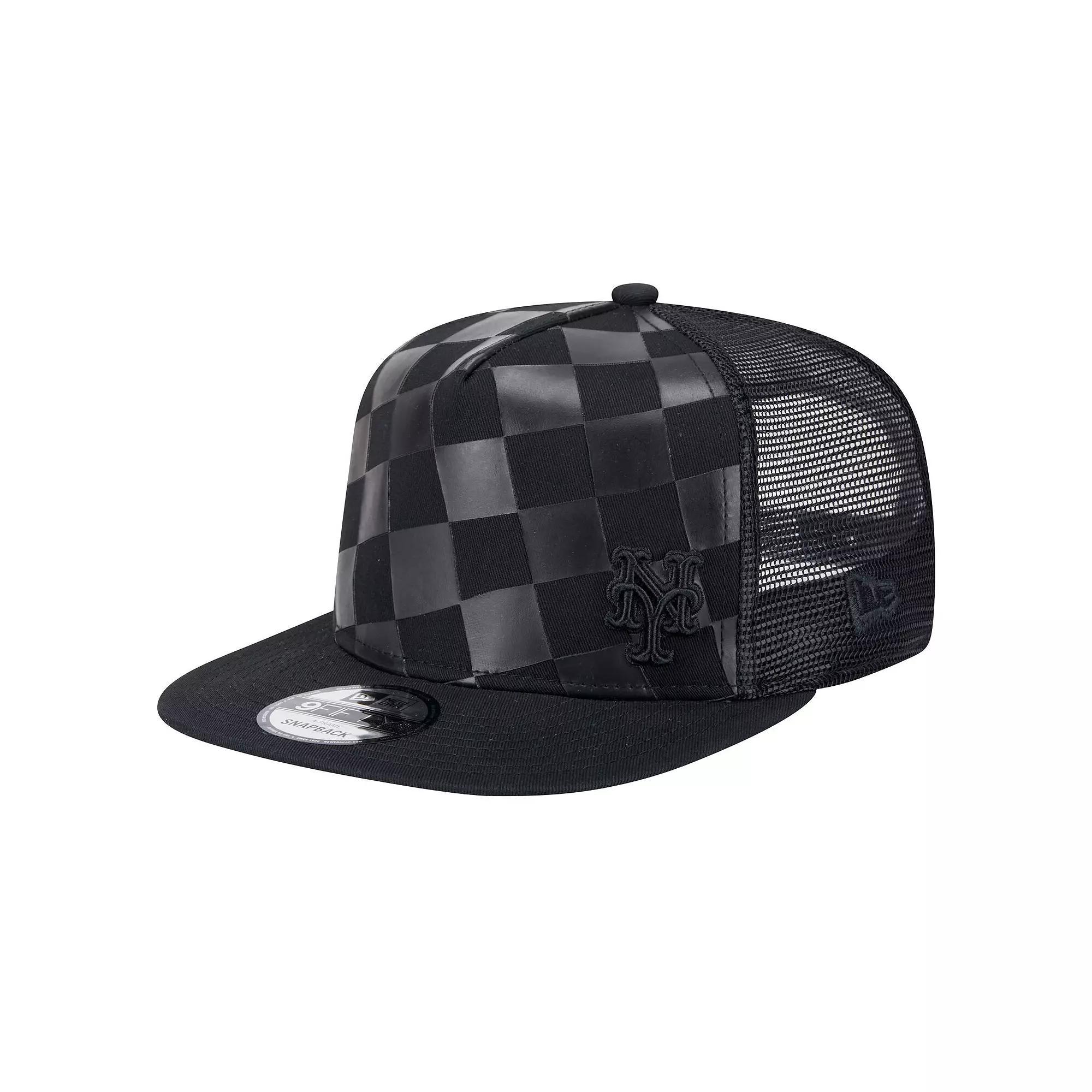 Mens New Era New York Mets Score Check 9FIFTY A-Frame Trucker Snapback Hat Product Image