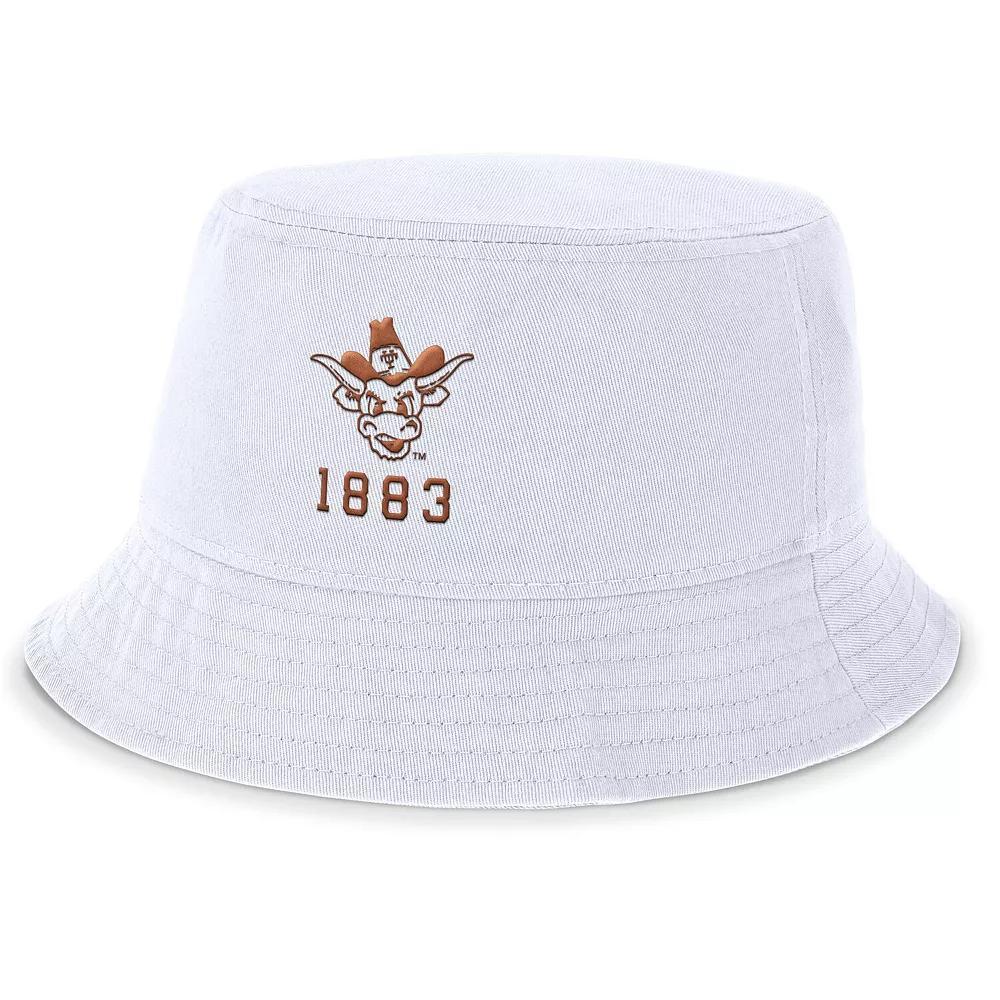 Men's Nike White Texas Longhorns Legacy Apex Bucket Hat,  Product Image