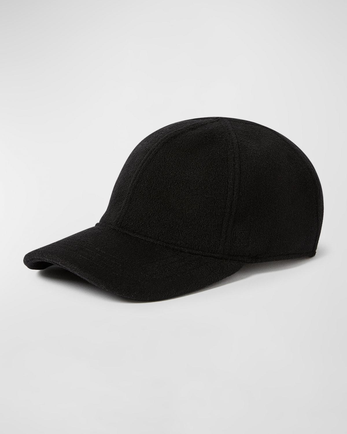 Double Cashmere Ball Cap Product Image