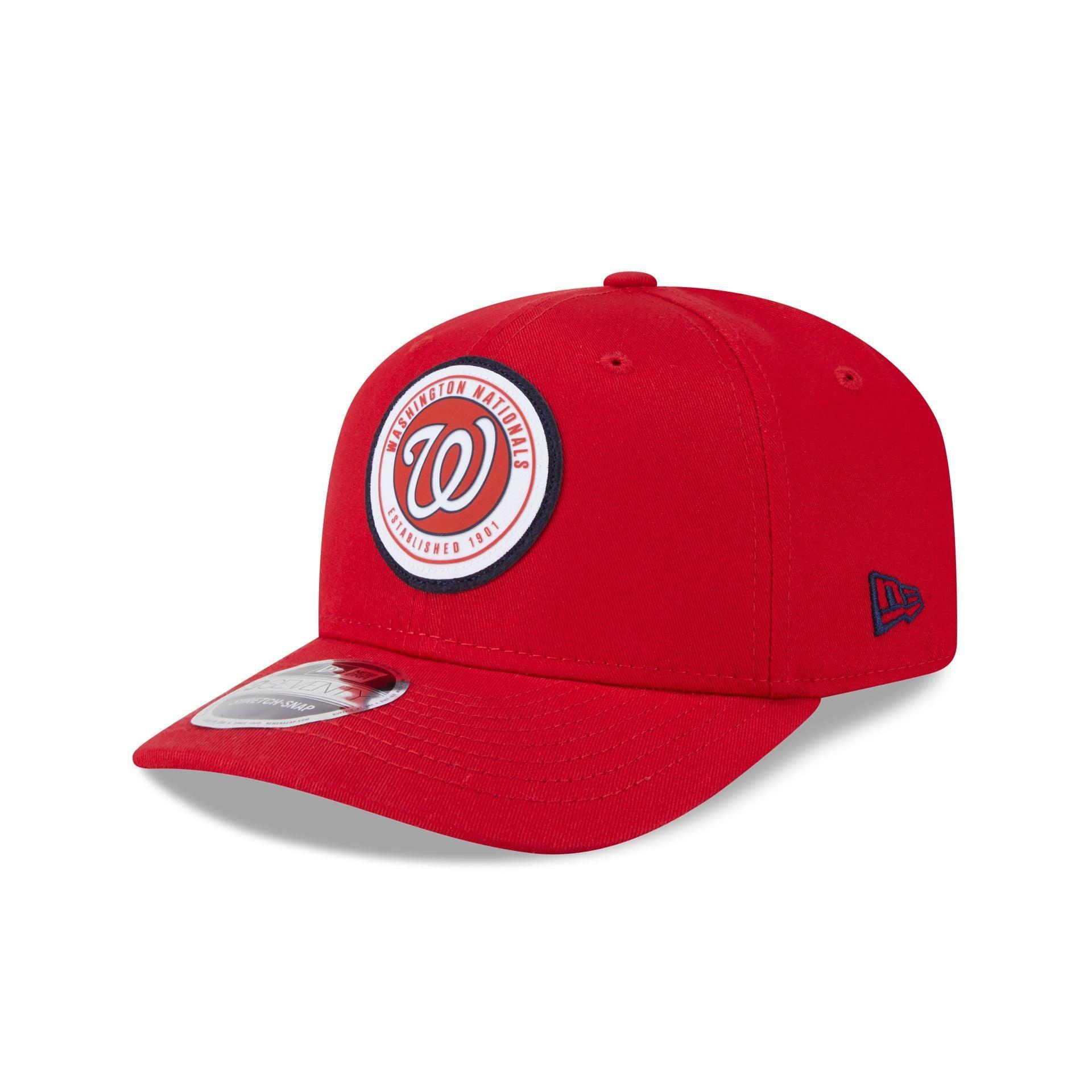 Washington Nationals Circle Patch 9SEVENTY Stretch-Snap Hat Male Product Image