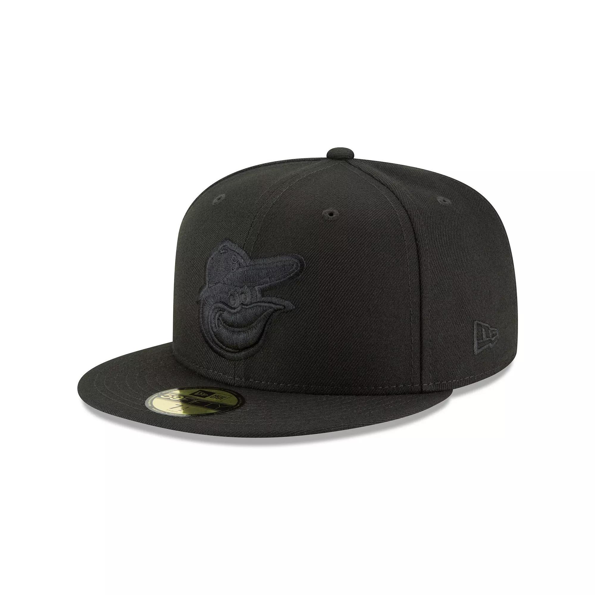 Men's New Era Black Baltimore Orioles Primary Logo Basic 59FIFTY Fitted Hat,  Product Image