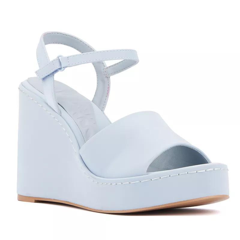 Olivia Miller Magnetic Womens Wedge Sandals Product Image