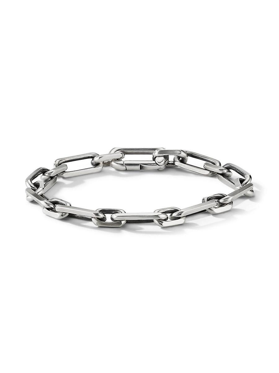 Mens Elongated Open Link Chain Bracelet Product Image