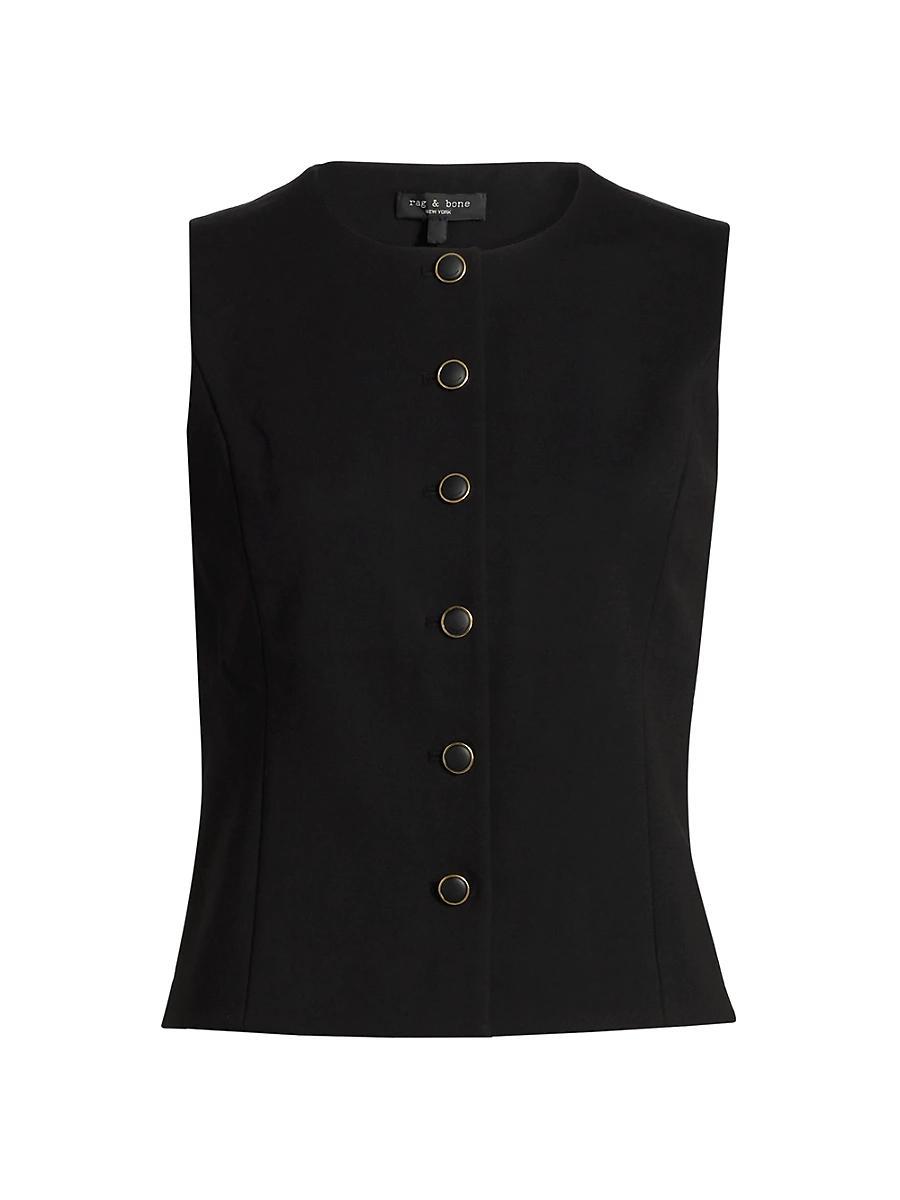 Womens Irina Button-Up Vest Product Image