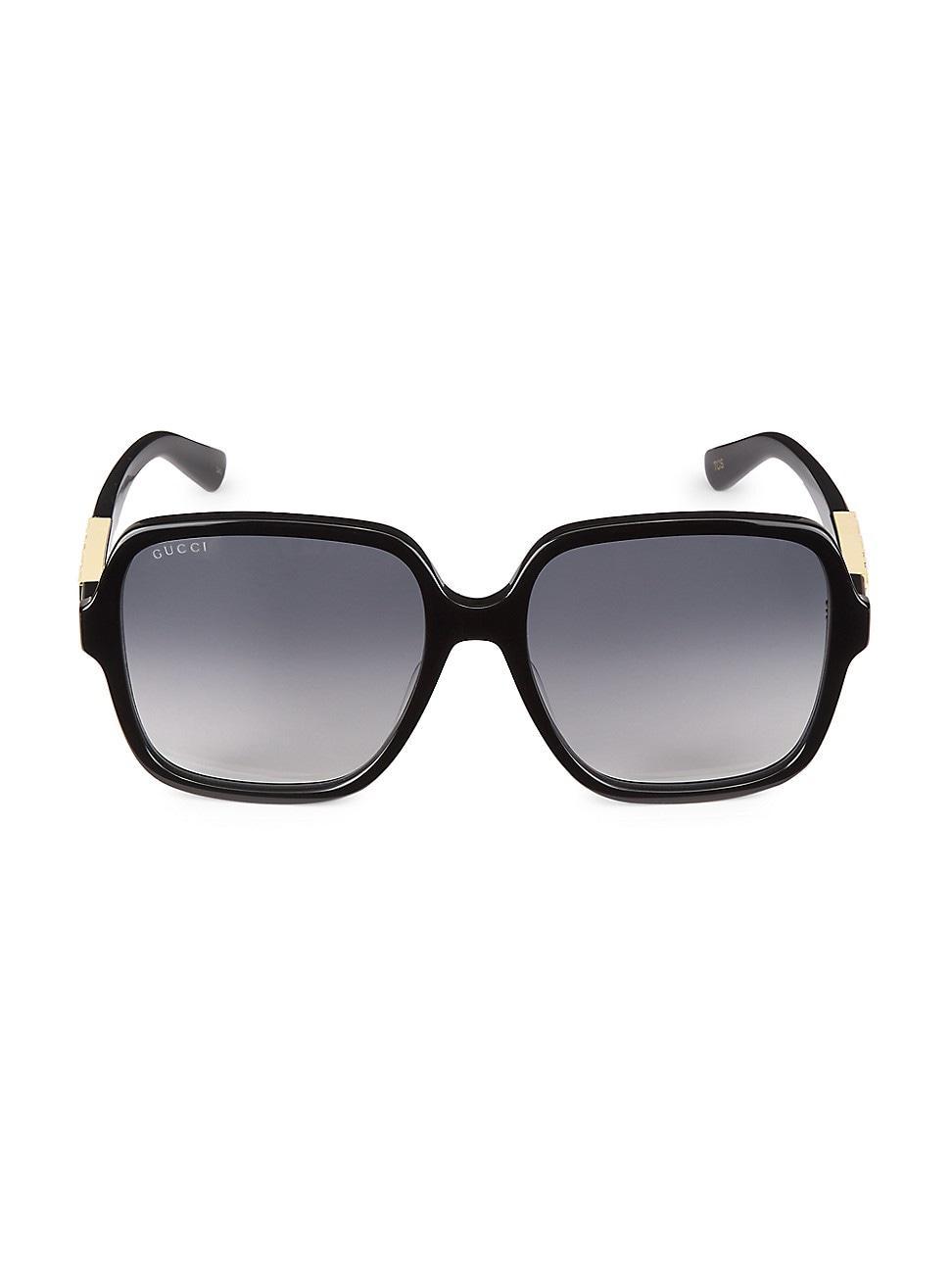 Womens Sign 58MM Square Acetate Sunglasses Product Image