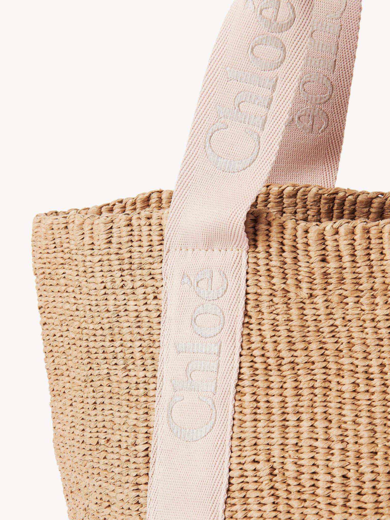 Large Woody basket in natural fibers Product Image