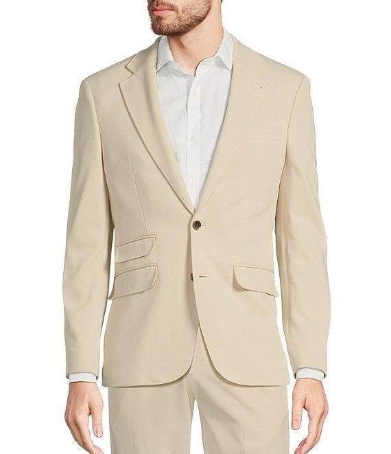Murano Slim Fit Solid Textured Knit Blazer Product Image