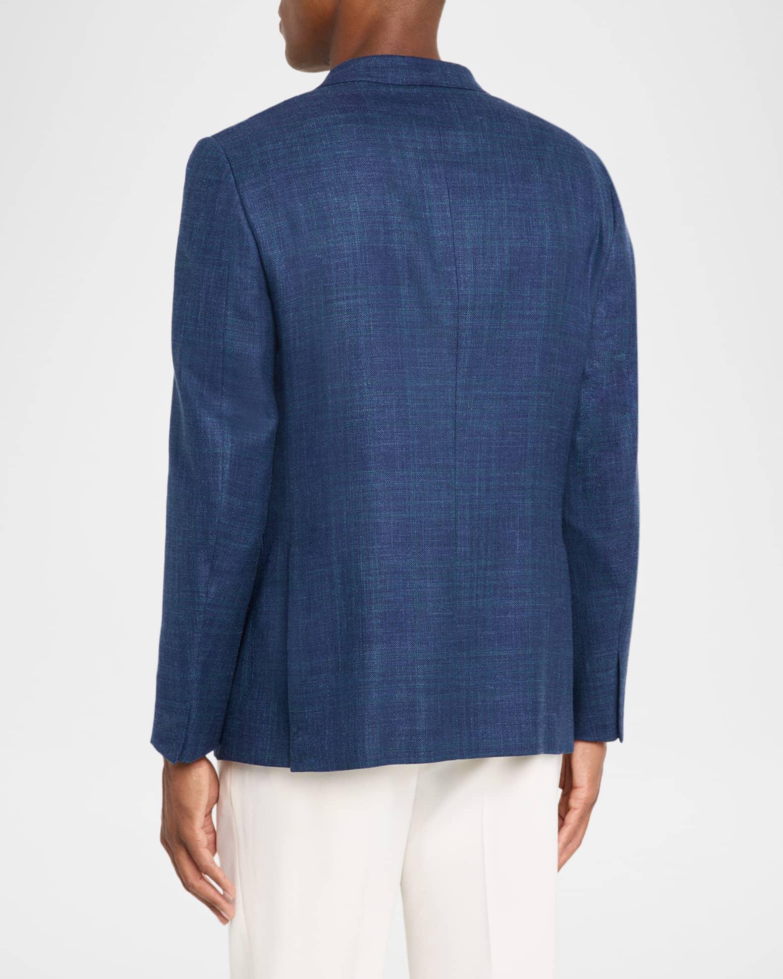 Men's Tonal Plaid Single-Breasted Sport Coat Product Image