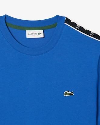 Men's Logo Stripe Cotton T-Shirt Product Image