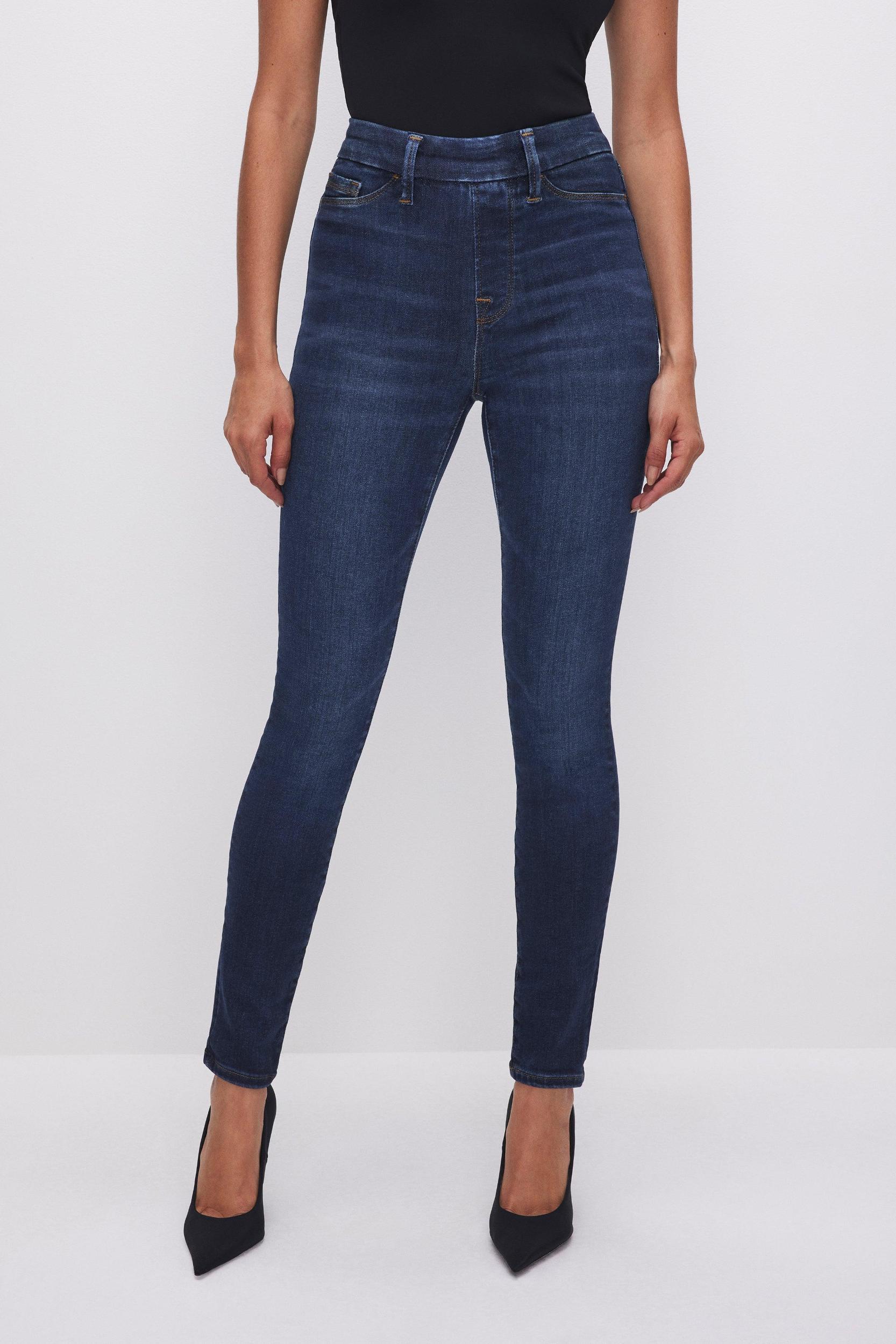 POWER STRETCH PULL-ON SKINNY JEANS | INDIGO491 Product Image