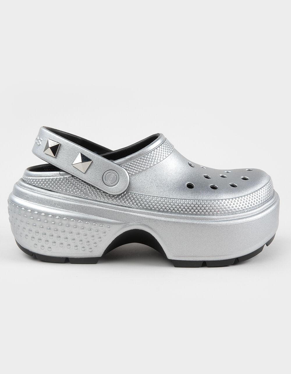 CROCS Stomp Metallic Womens Clogs Product Image