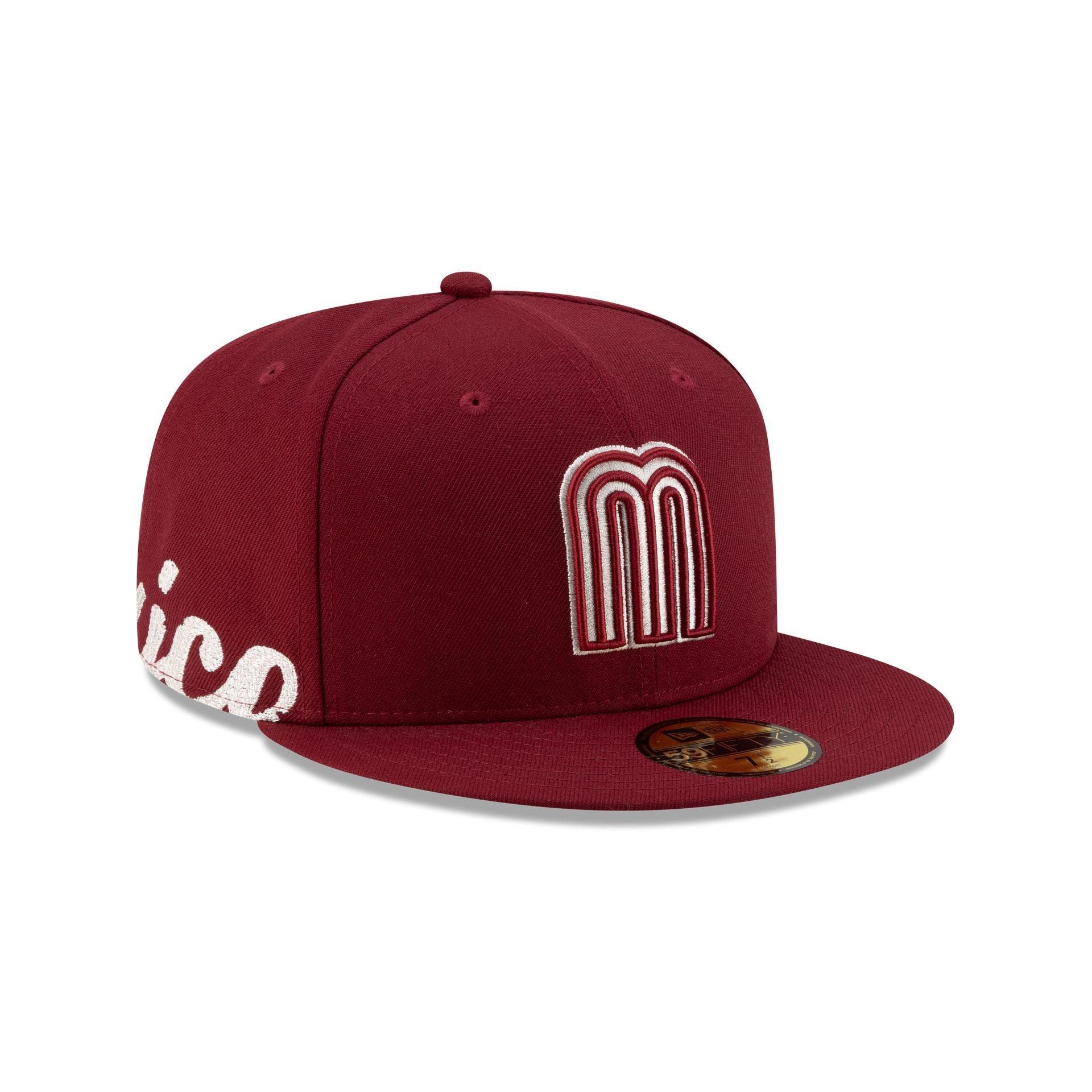 Mexico Baseball Maroon 59FIFTY Fitted Hat Male Product Image