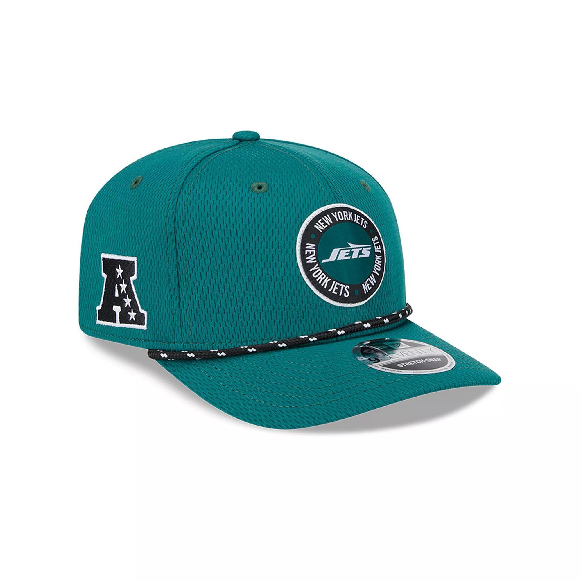 Men's New Era Green New York Jets 2024 Sideline 9SEVENTY Stretch-Snap Hat Product Image