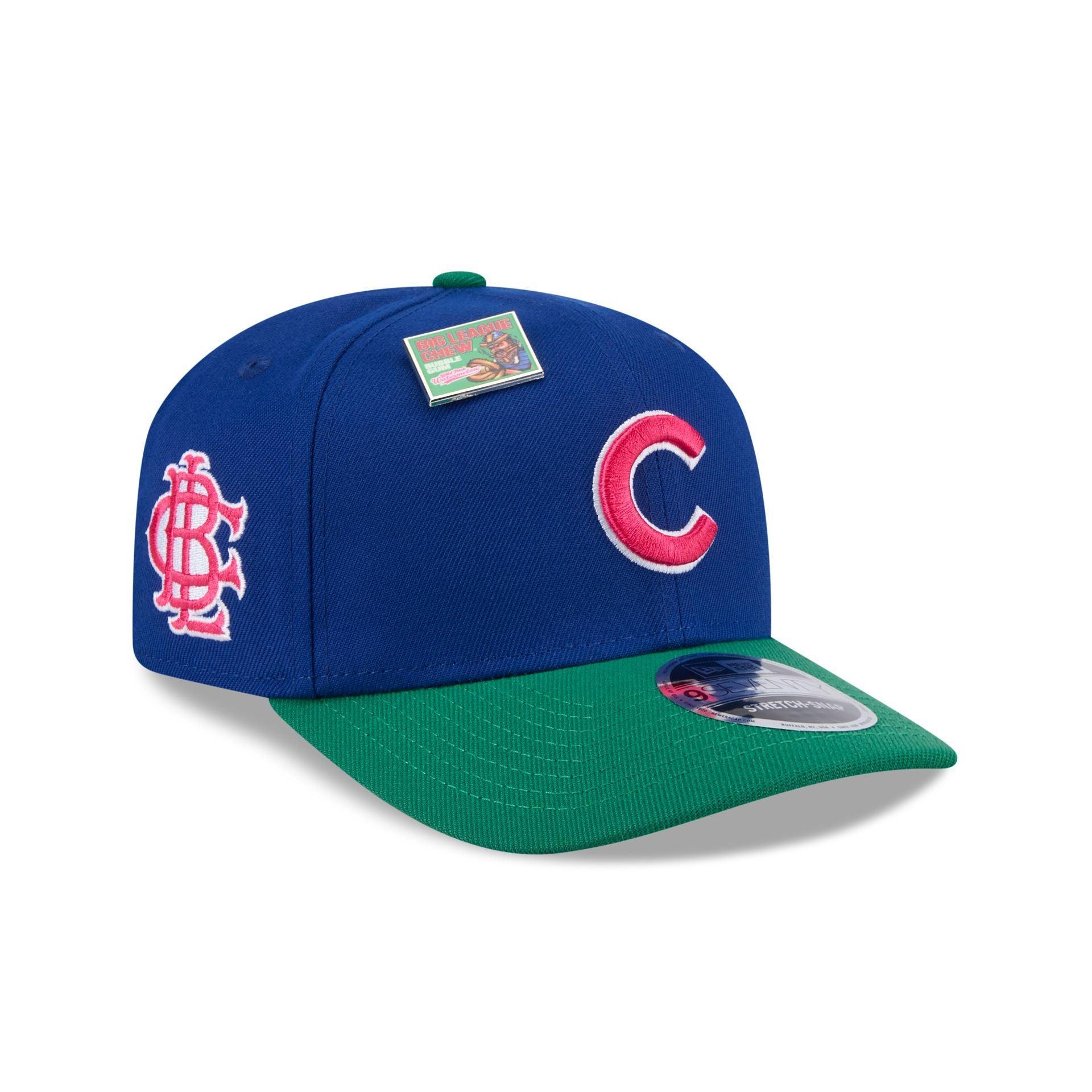 Big League Chew X Chicago Cubs Wild Pitch Watermelon 9SEVENTY Stretch-Snap Hat Male Product Image