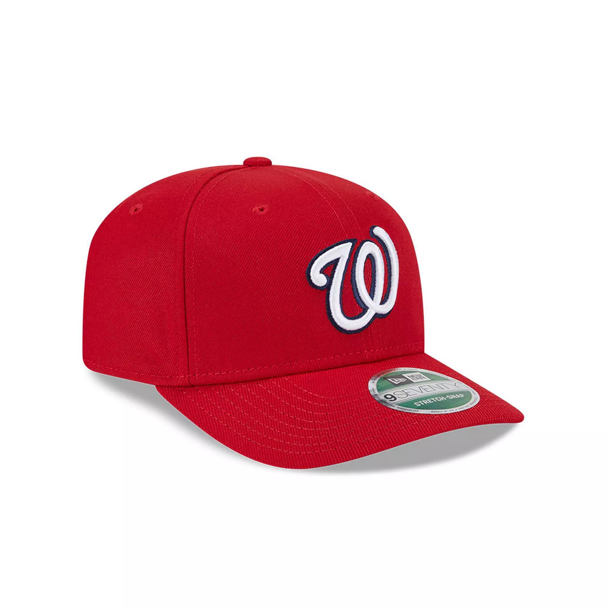 Men's New Era Red Washington Nationals Player Replica 9SEVENTY Adjustable Hat Product Image