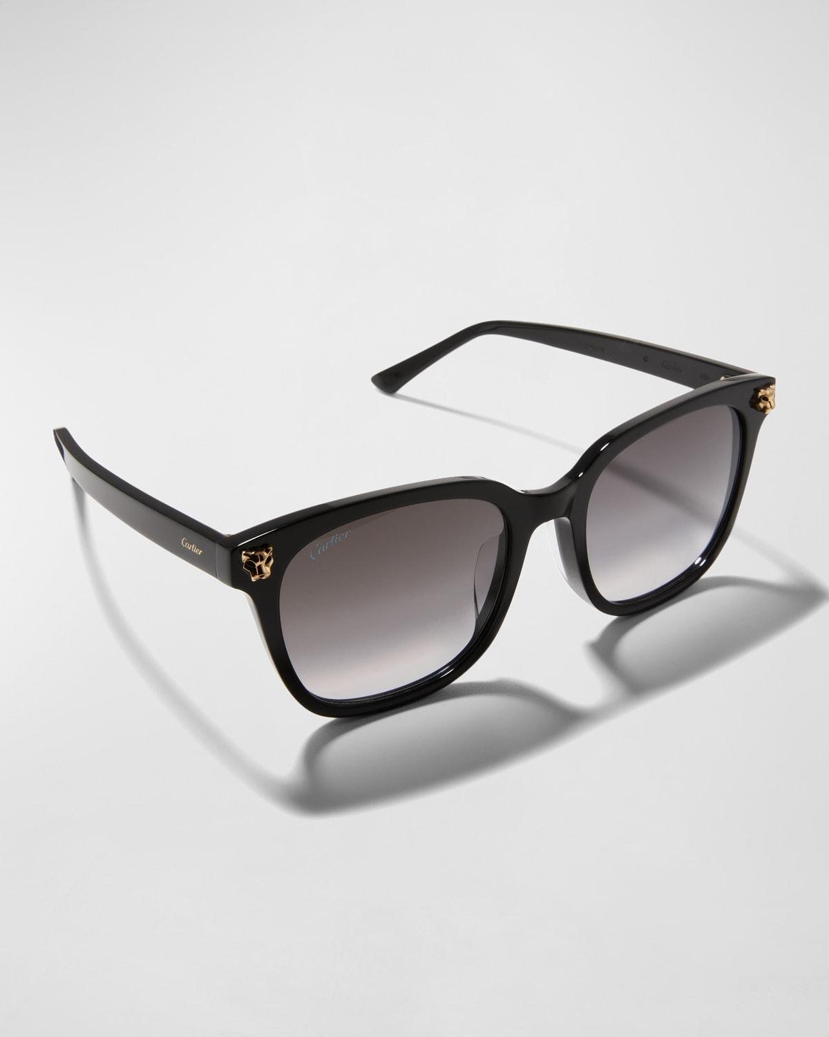 Mens Panthre Square Acetate Sunglasses Product Image