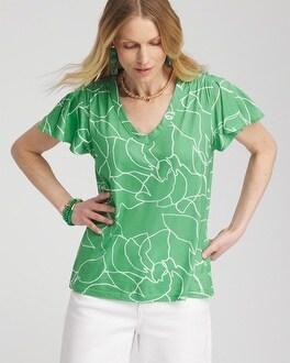 Touch of Cool™ Surreal Smock Sleeve Tee Product Image