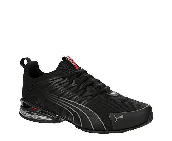 Mens PUMA Voltaic EVO Running Shoe Stormy Slate / For All Time Red Product Image