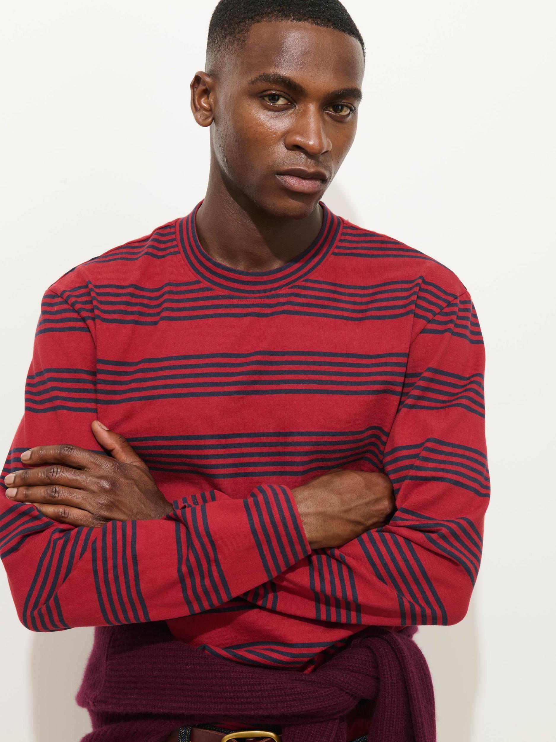 Matt Striped Tee Product Image