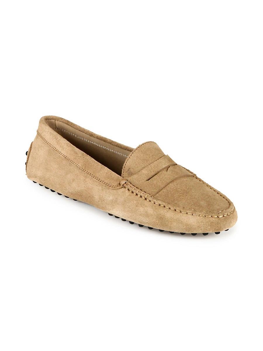 Suede Driver Penny Loafers Product Image