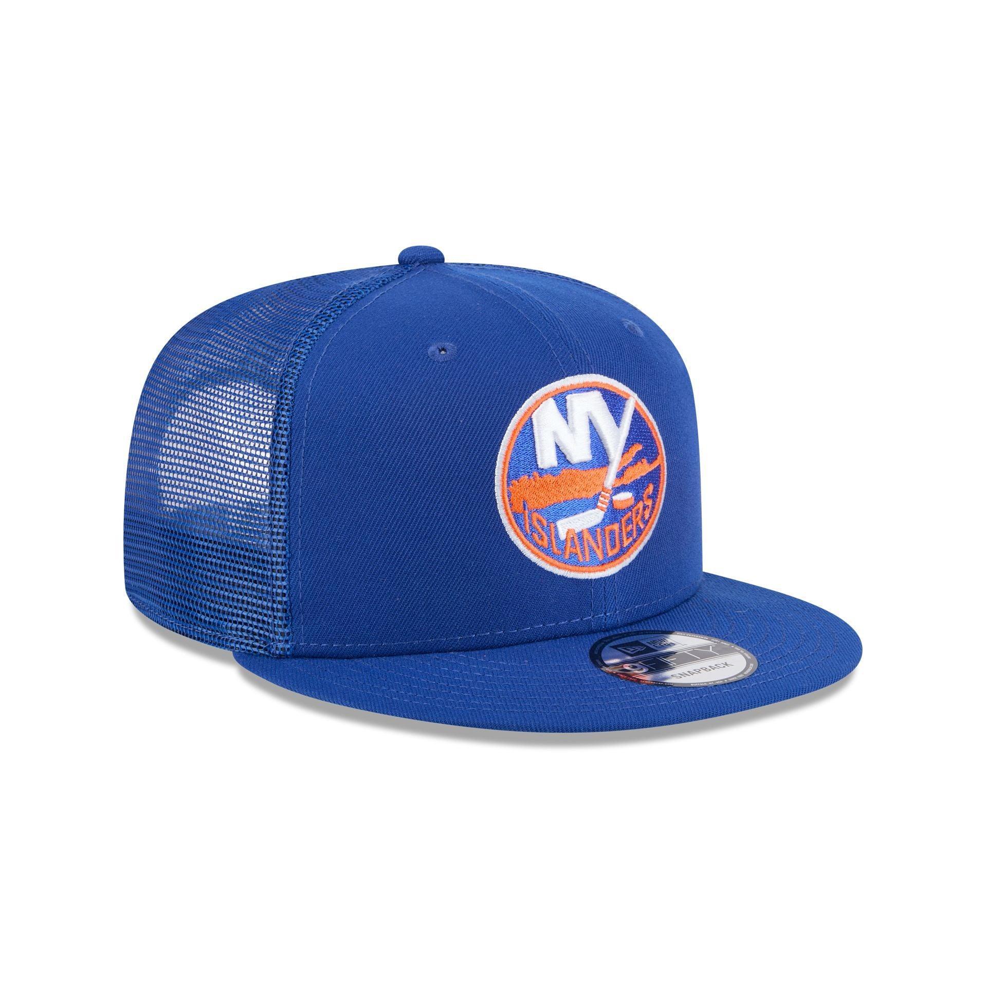 New York Islanders Team Tag 9FIFTY Trucker Hat Male Product Image