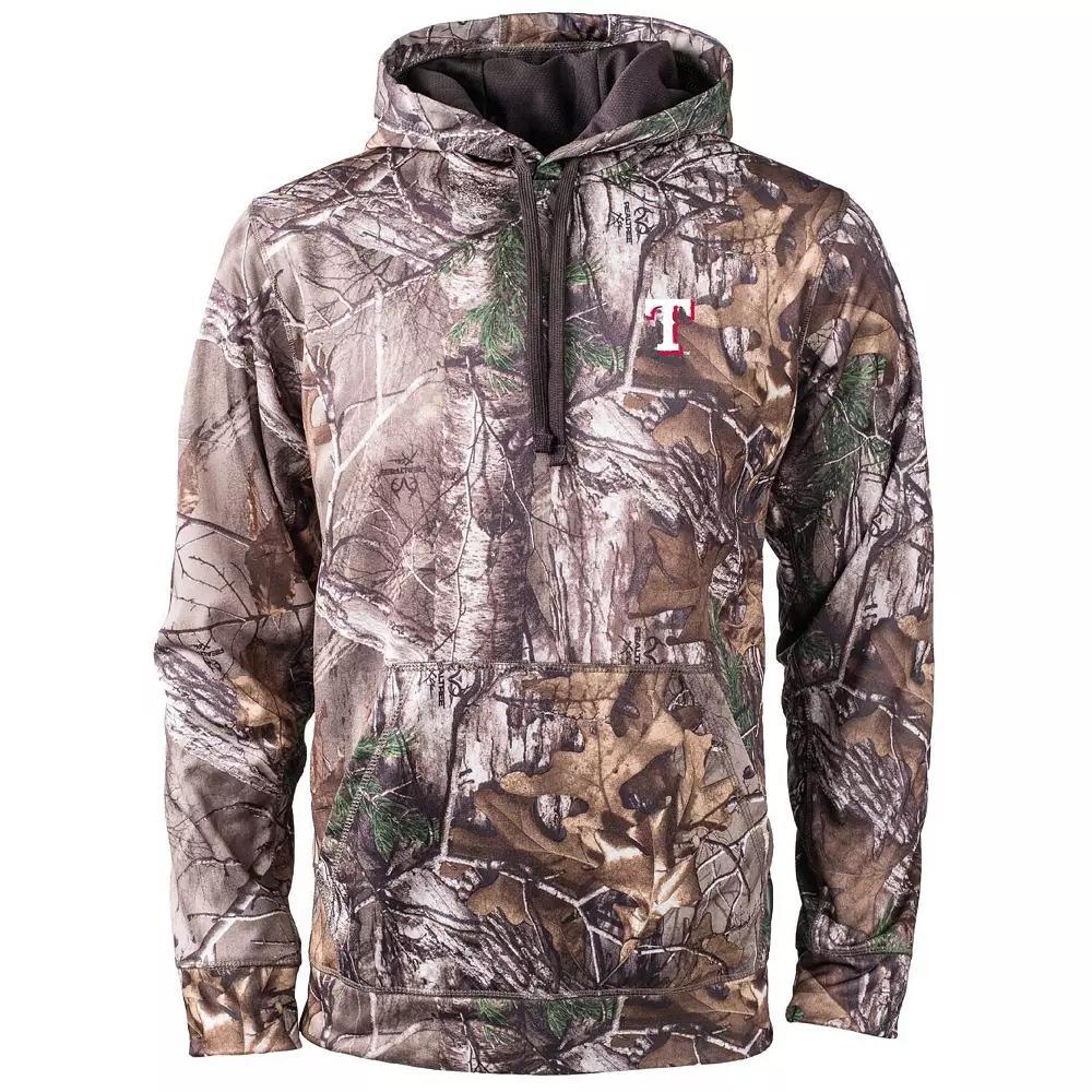 Men's Dunbrooke Camo Texas Rangers Champion Realtree Pullover Hoodie,  Product Image