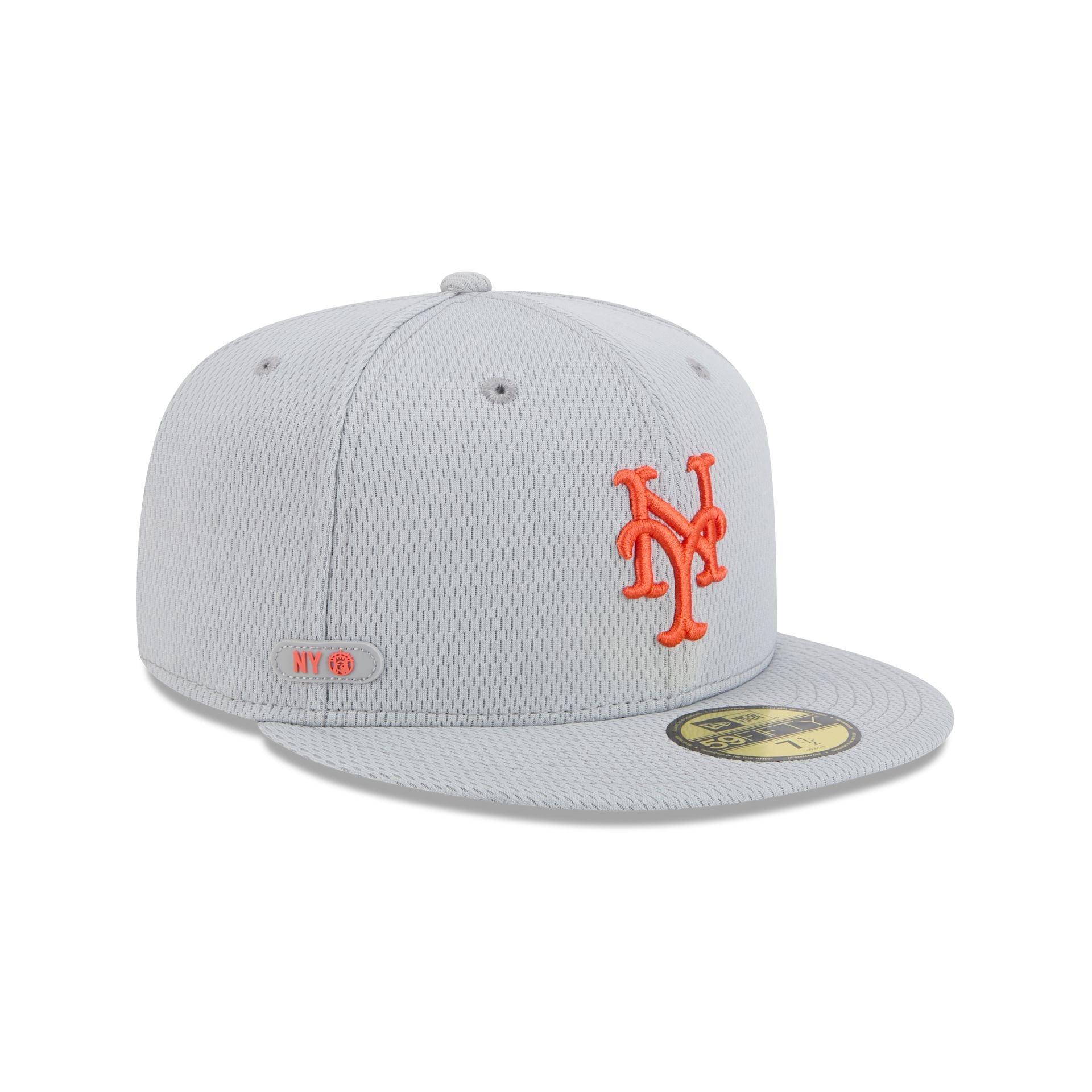 New York Mets 2025 Clubhouse Gray 59FIFTY Fitted Hat Male Product Image