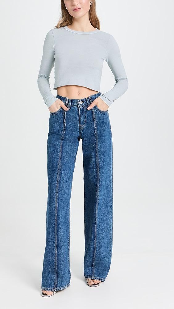 SLVRLAKE Re-Work Mica Paneled Jeans | Shopbop Product Image