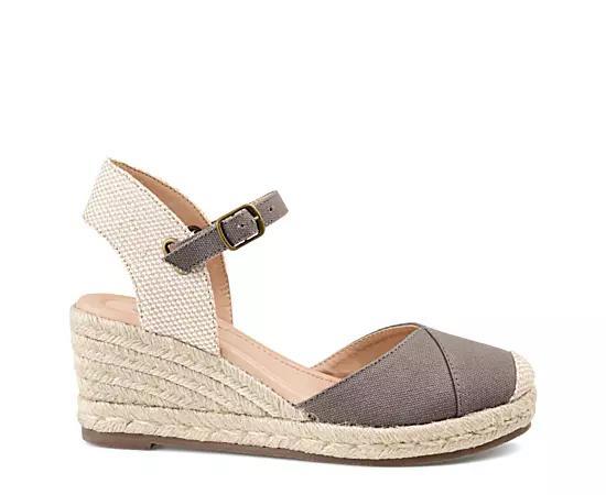 Journee Ashlyn Women's Wedges, Size: 12, Gray Product Image