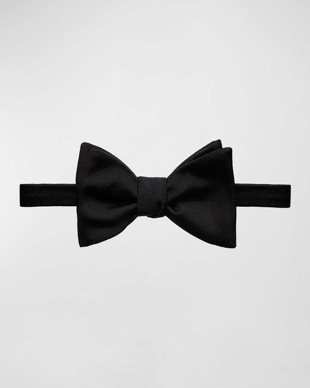 Solid Grosgrain Bow Tie-Ready Tie Product Image