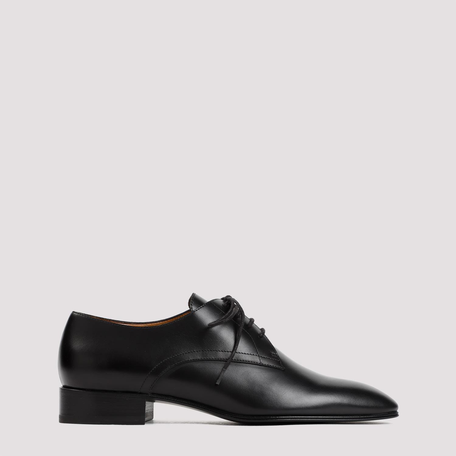 Black Leather Kay Oxford Derbies Product Image