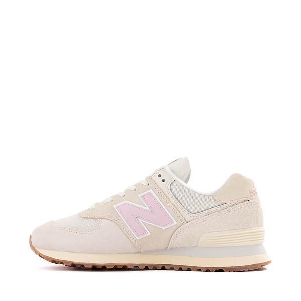 Womens New Balance 574 Athletic Shoe - Linen / Mid-Century Pink Product Image