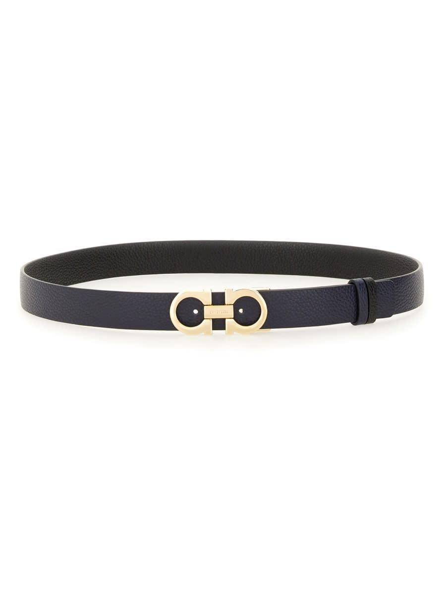 FERRAGAMO Gancini Belt In Black Product Image