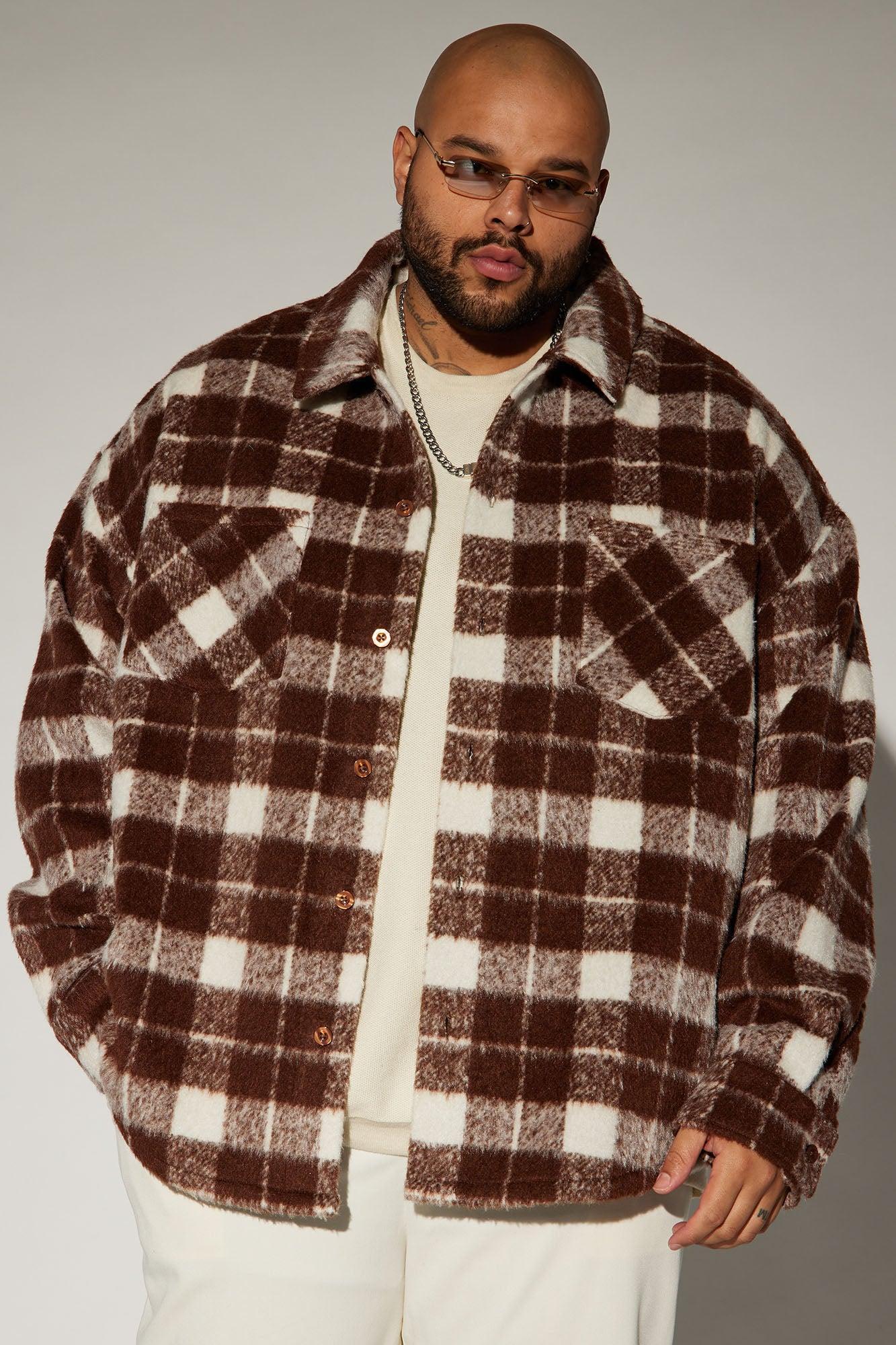 See What Happens Shacket - Brown/combo Product Image