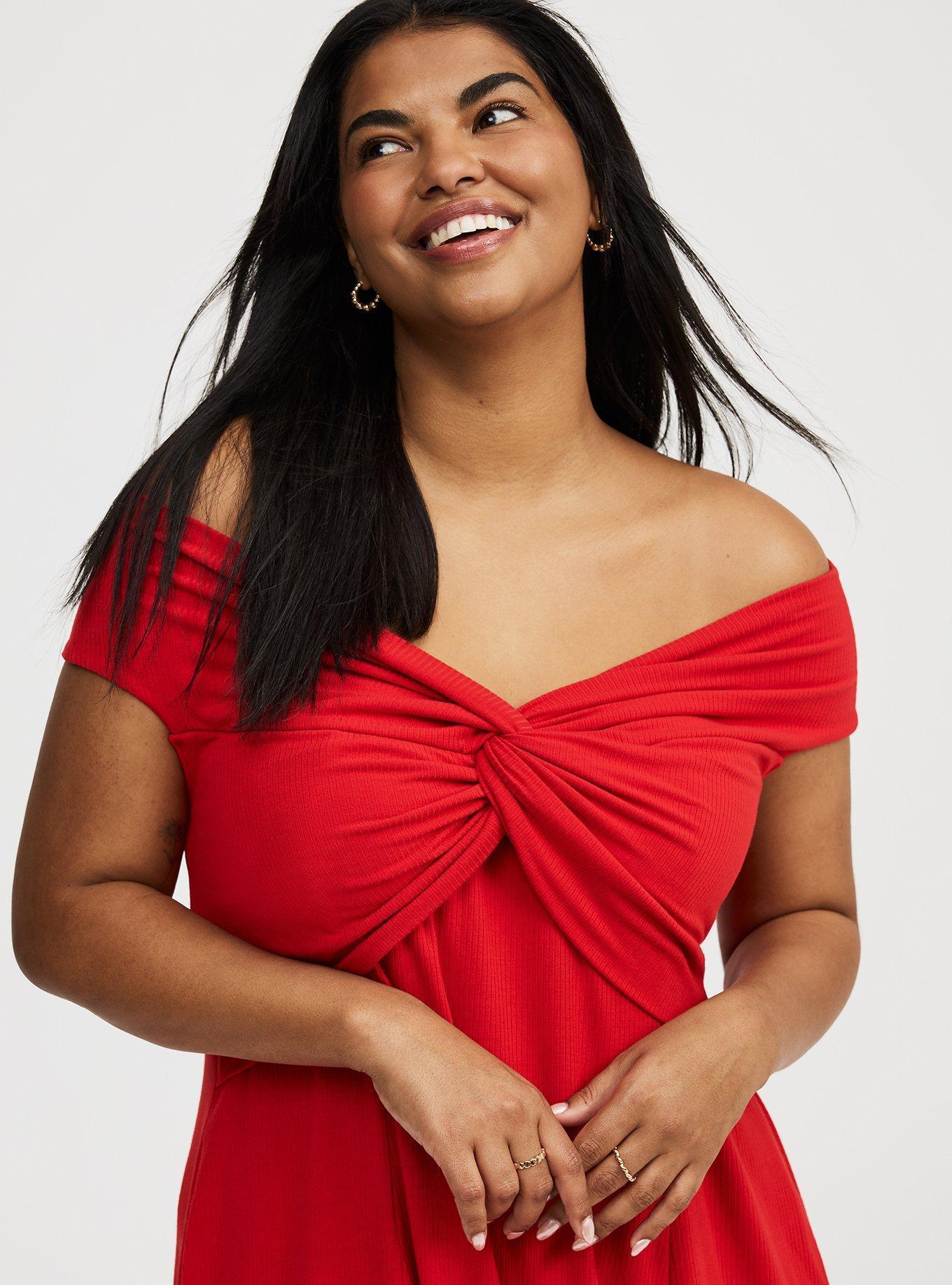 Off-Shoulder Mini Dress Product Image