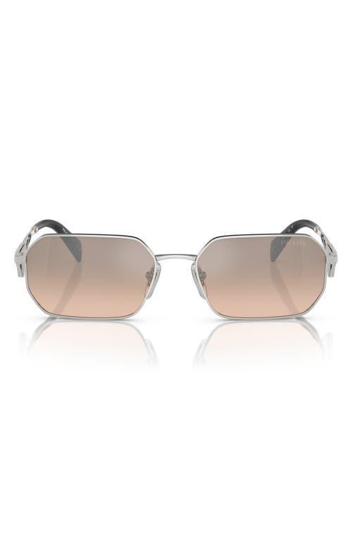 PRADA Sonnenbrille Mit Eckigem Gestell In Multi Product Image