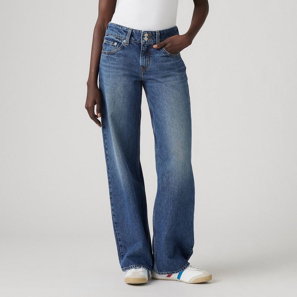 Levis Womens Low-Rise Superlow Loose Jeans - Blended Beauty 32 Product Image