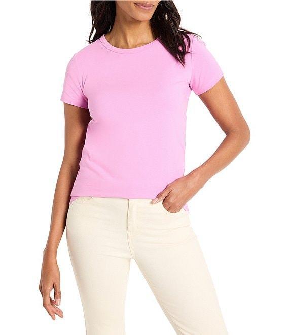 NIC + ZOE Perfect Knit Crew Neck Short Sleeve Tee Product Image