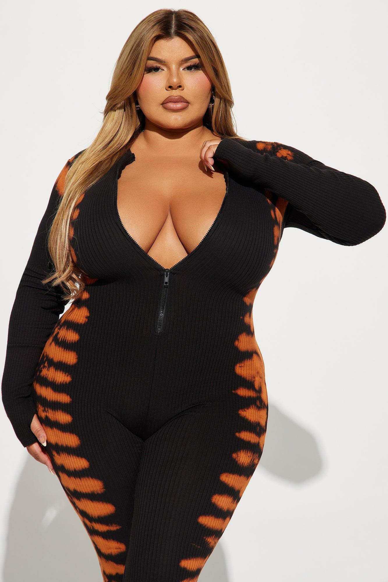 Chase Me Tie Dye Jumpsuit  - Black/combo Product Image