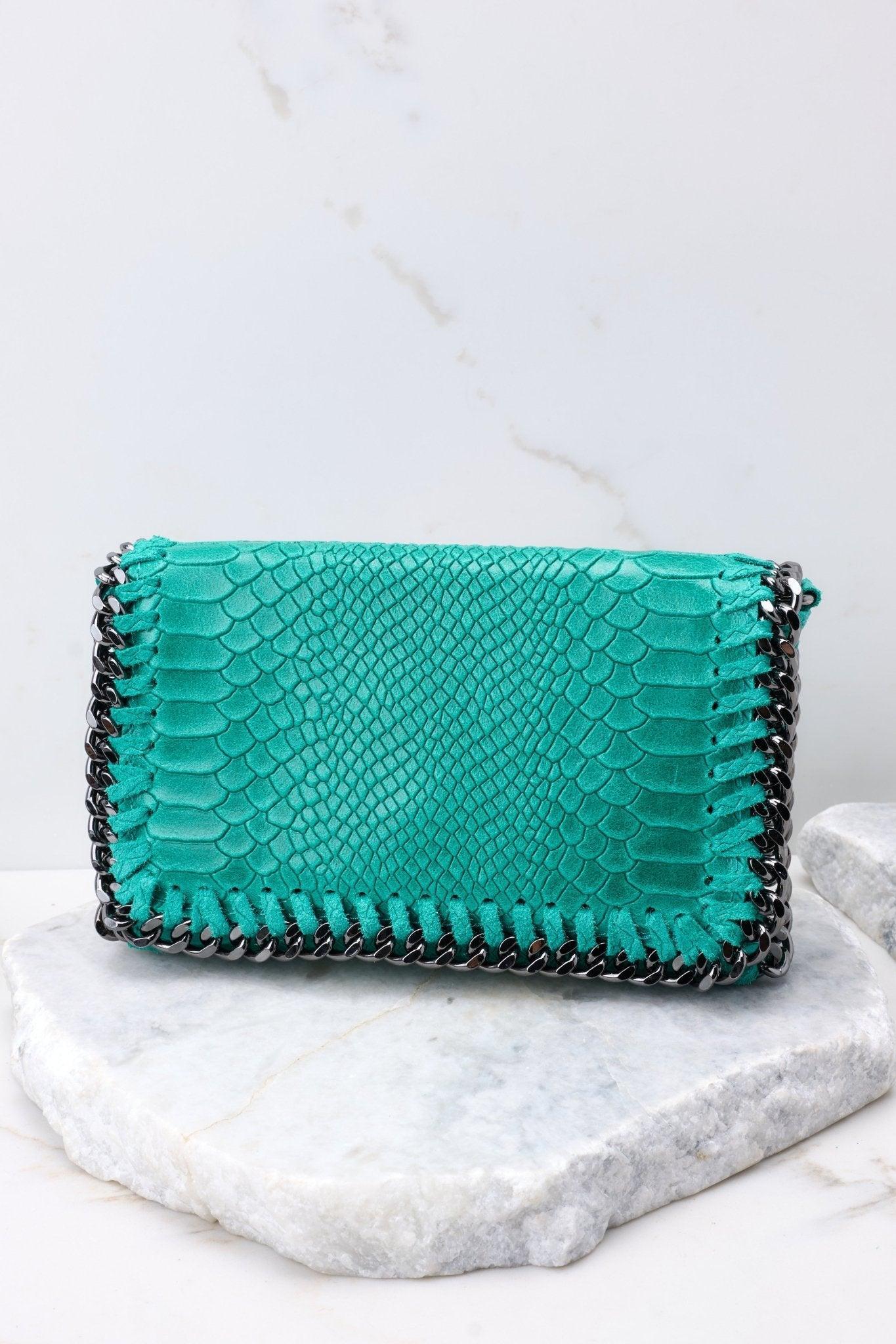 In High Places Green Clutch Bag Product Image