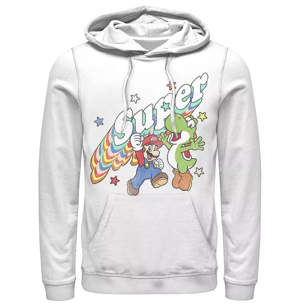 Men's Nintendo Super Mario 3D Star Hoodie,  Product Image