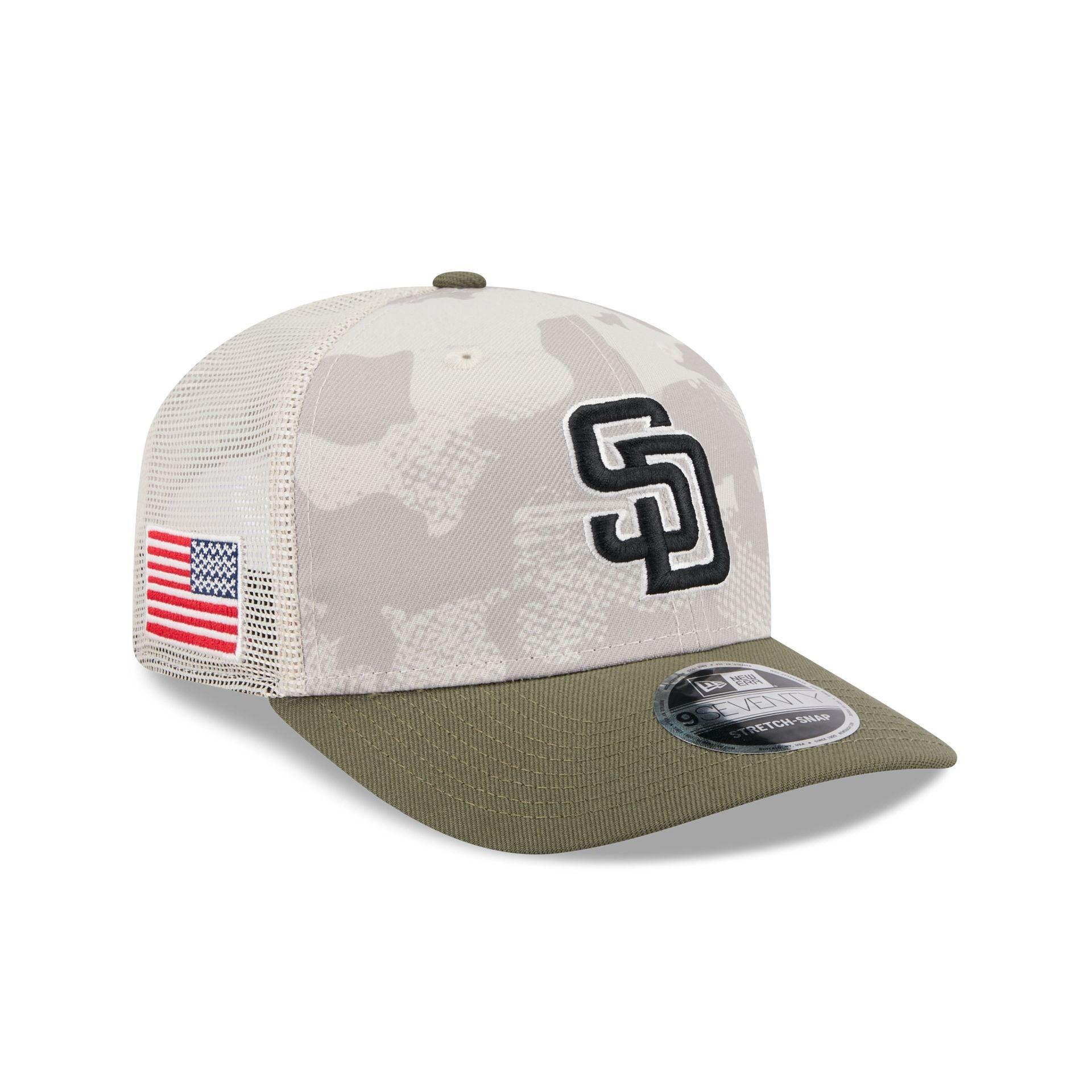 Milwaukee Brewers Armed Forces Day 2025 9SEVENTY Trucker Hat Male Product Image