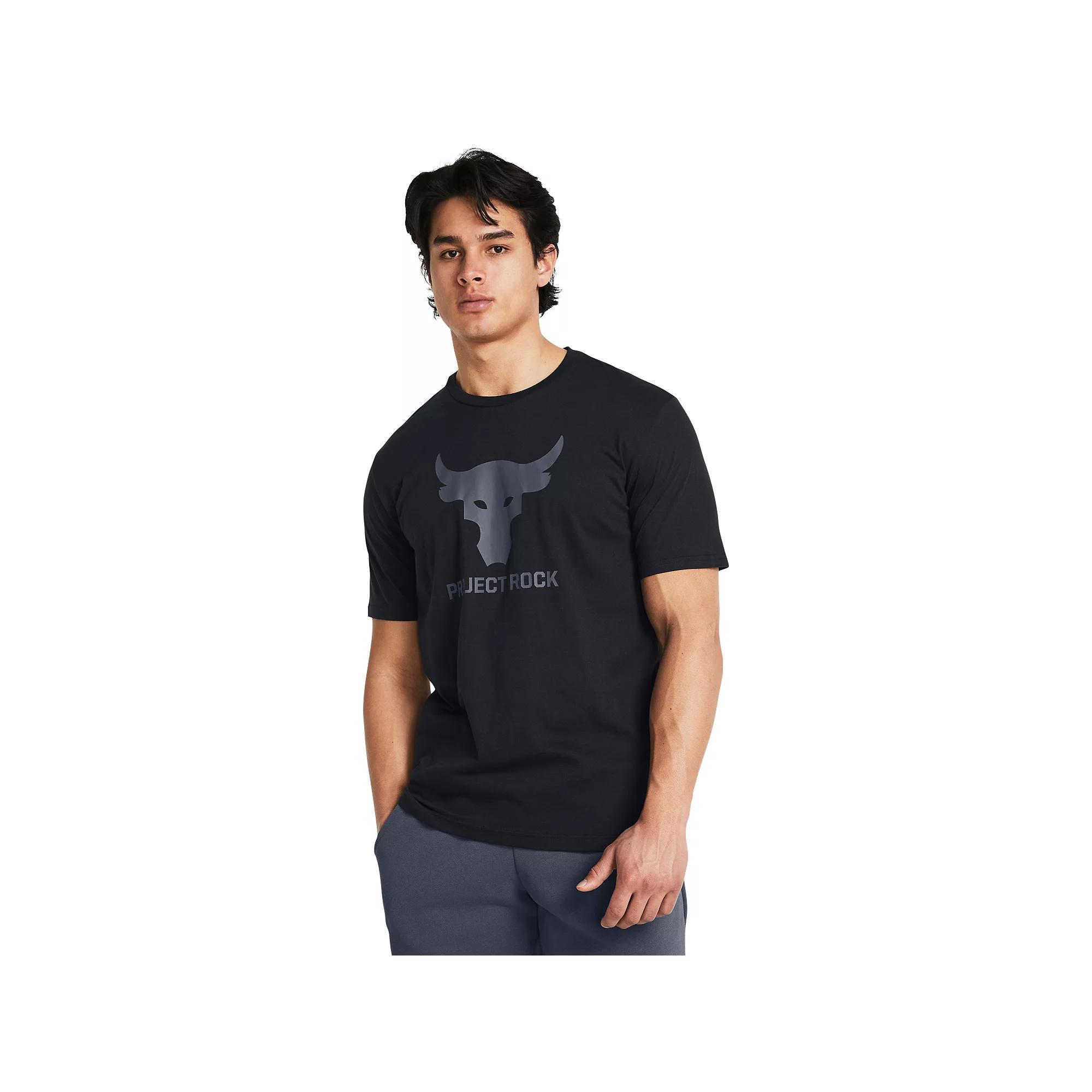 Men's Under Armour Project Rock Payoff Graphic Short Sleeve Tee, Size: XXL, Black Product Image