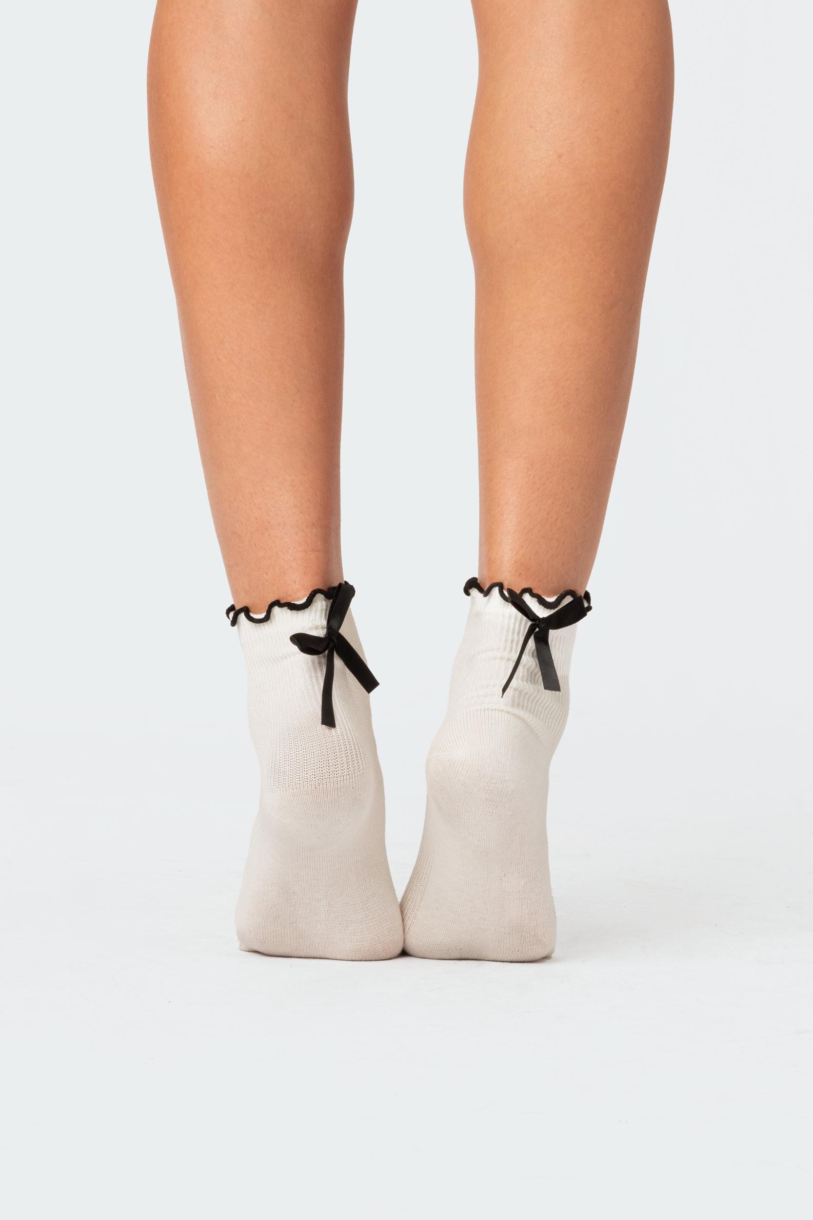 Frill & Bow Socks Product Image