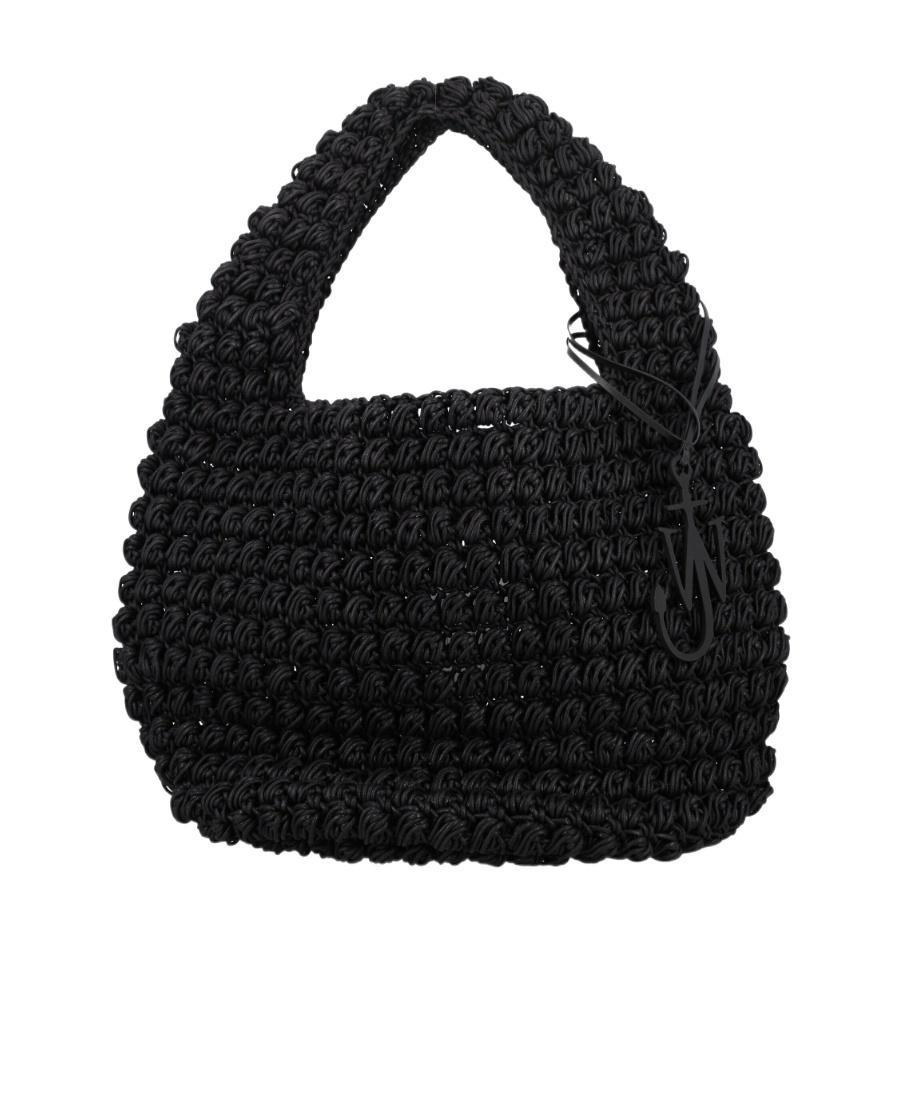 JW ANDERSON J.w. Anderson Popcorn Large Basket Bag In Black Product Image