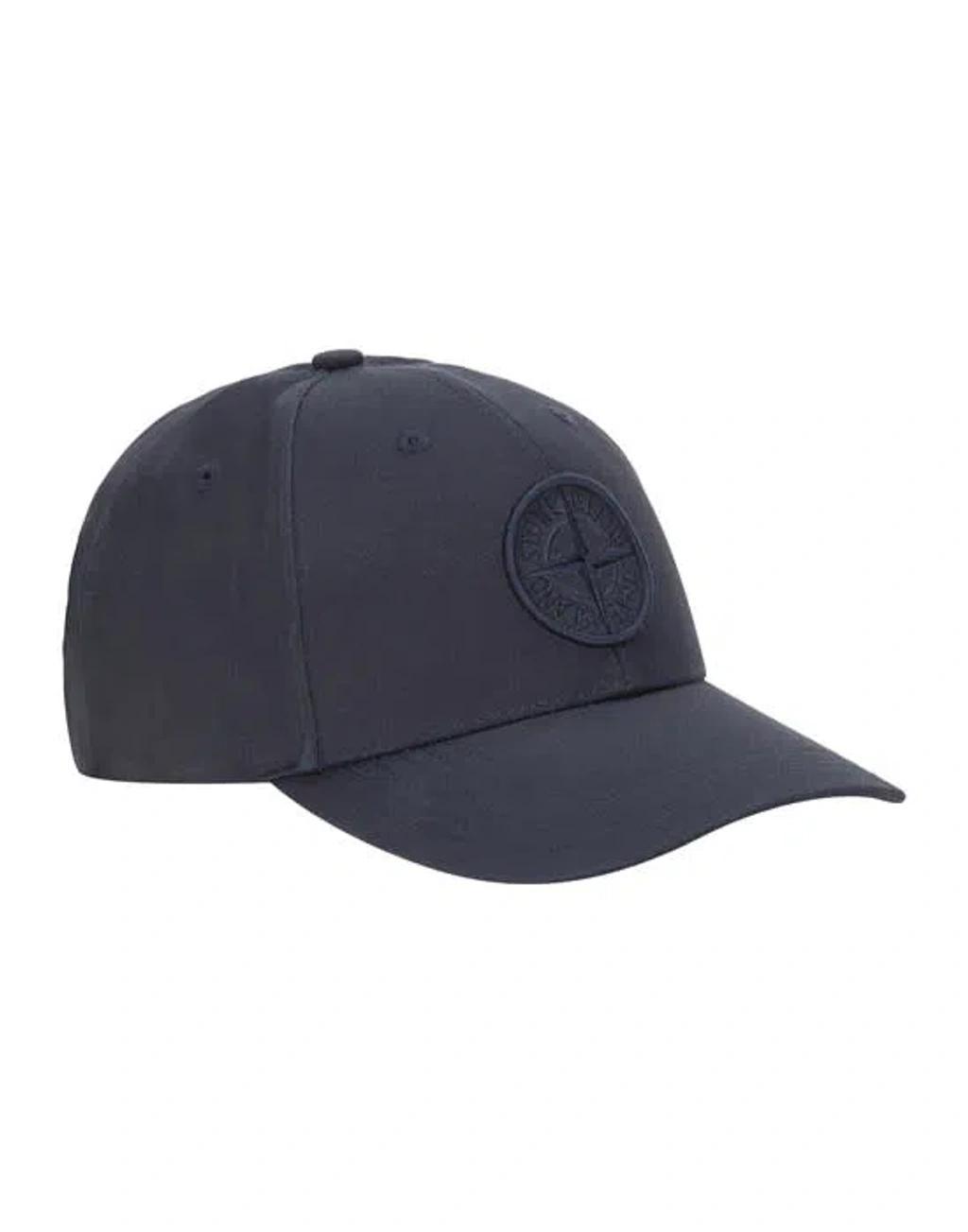 STONE ISLAND Baseball Cap In Blue Product Image