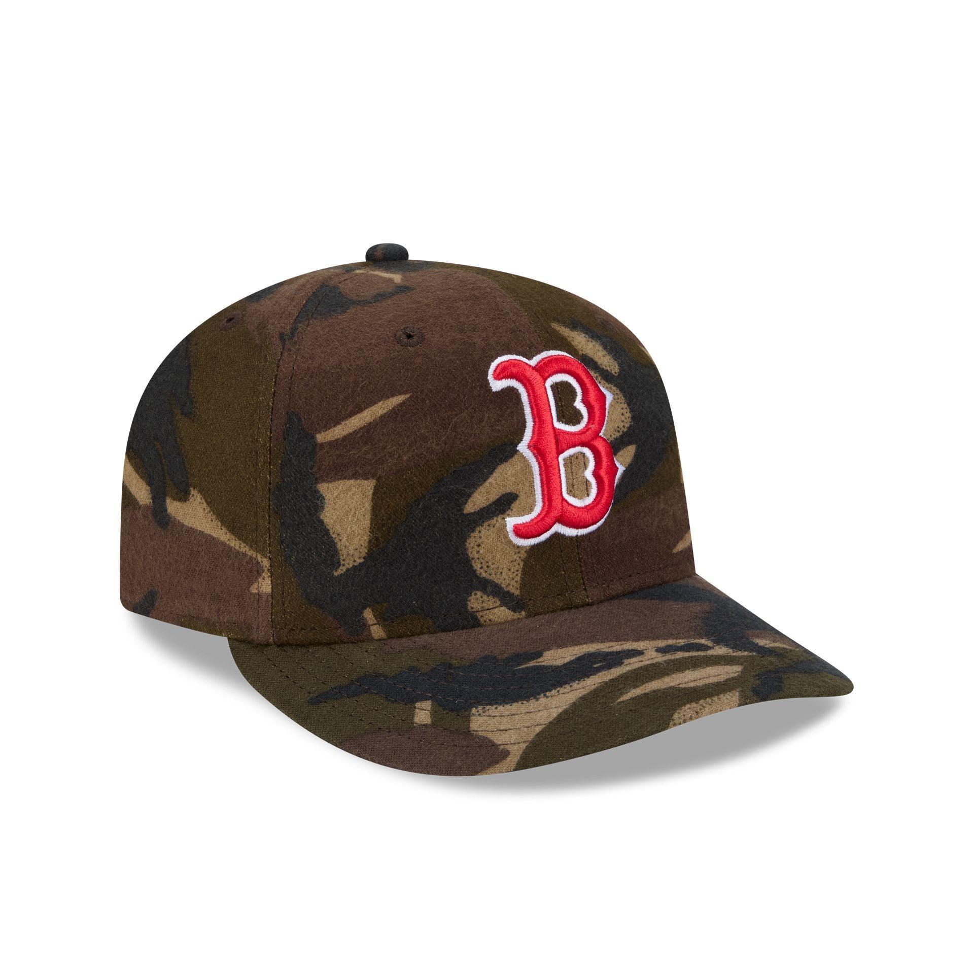 Boston Red Sox Three Looms Camo Pre-Curve 59FIFTY Fitted Hat Male Product Image