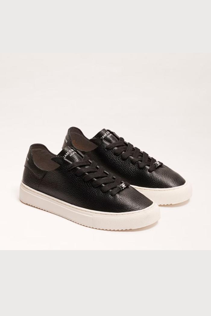 Poppy Lace Up Sneaker- Black Product Image