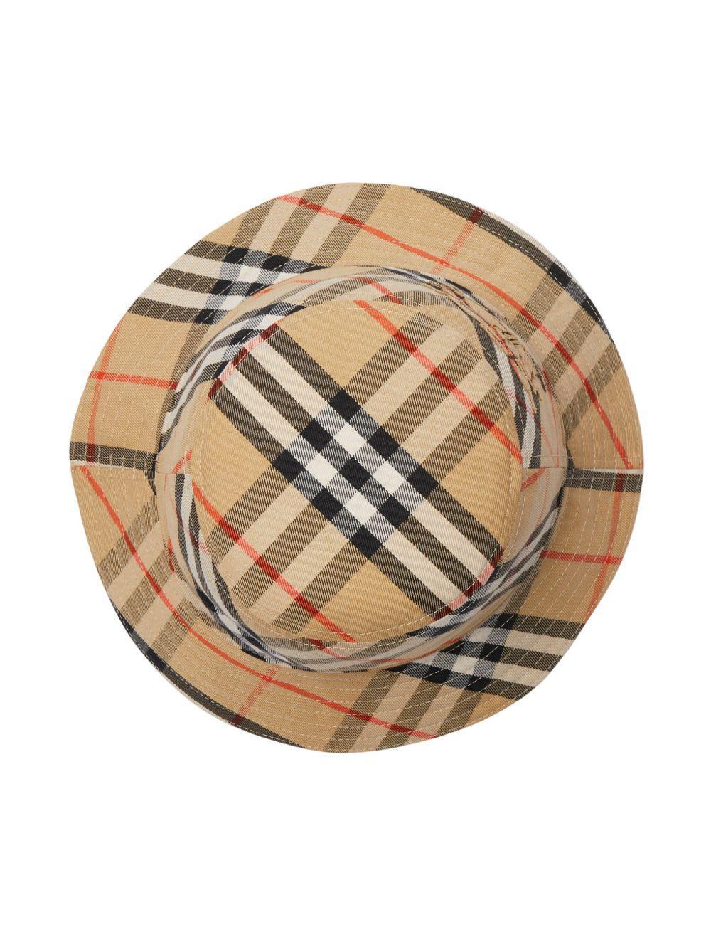 Vintage Check-pattern bucket hat Product Image