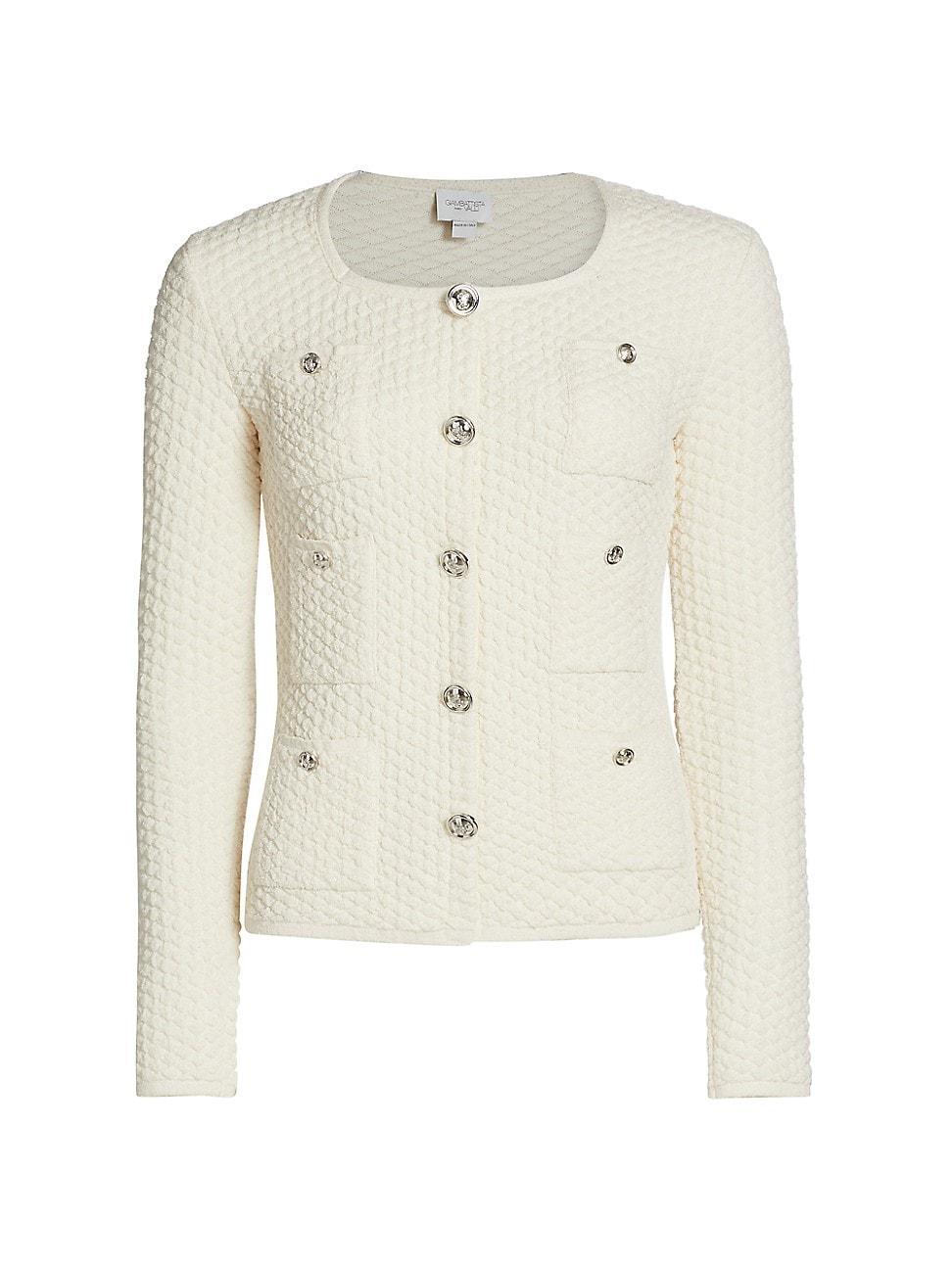Womens Textured Knit Cardigan Product Image